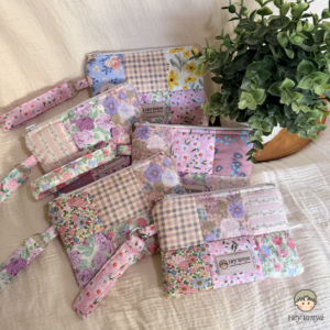 Patchwork Wristlet Pouch